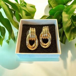 Elegant Gold Hoop Earrings
